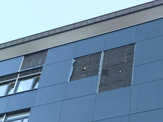 Metallbau Experte Kurt-Speiser Schaden Fassade